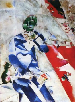 Der Dichter oder halb drei Zeitgenosse Marc Chagall Ölgemälde